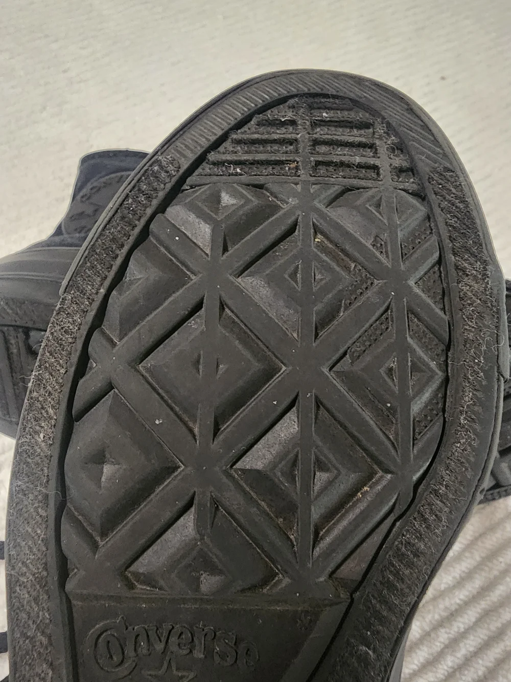 Converse Black Interior Tag Sneaker Detail - Picture 9 of 11